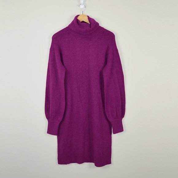 J Crew Turtleneck Sweater-Dress in Supersoft Yarn Size M NEW - Picture 2 of 8